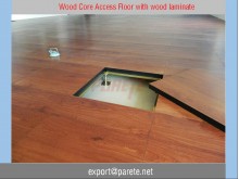 AF-16-Wood core access floor system with Prodema wood laminate